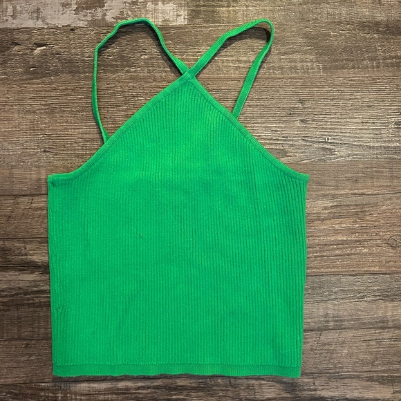 H&M green halter top - Picture 4 of 4
